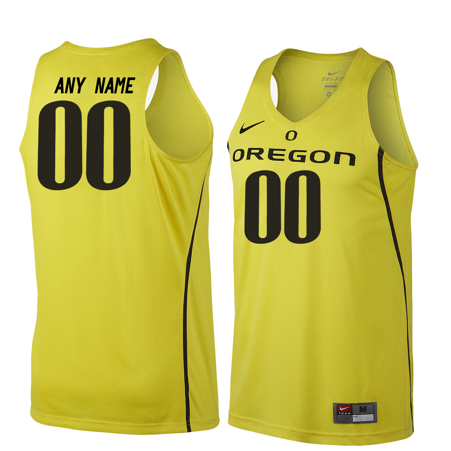 Men Oregon Ducks Customs College Basketball Jerseys Sale-Yellow - Click Image to Close
